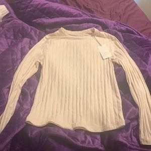 Cream colored long sleeve